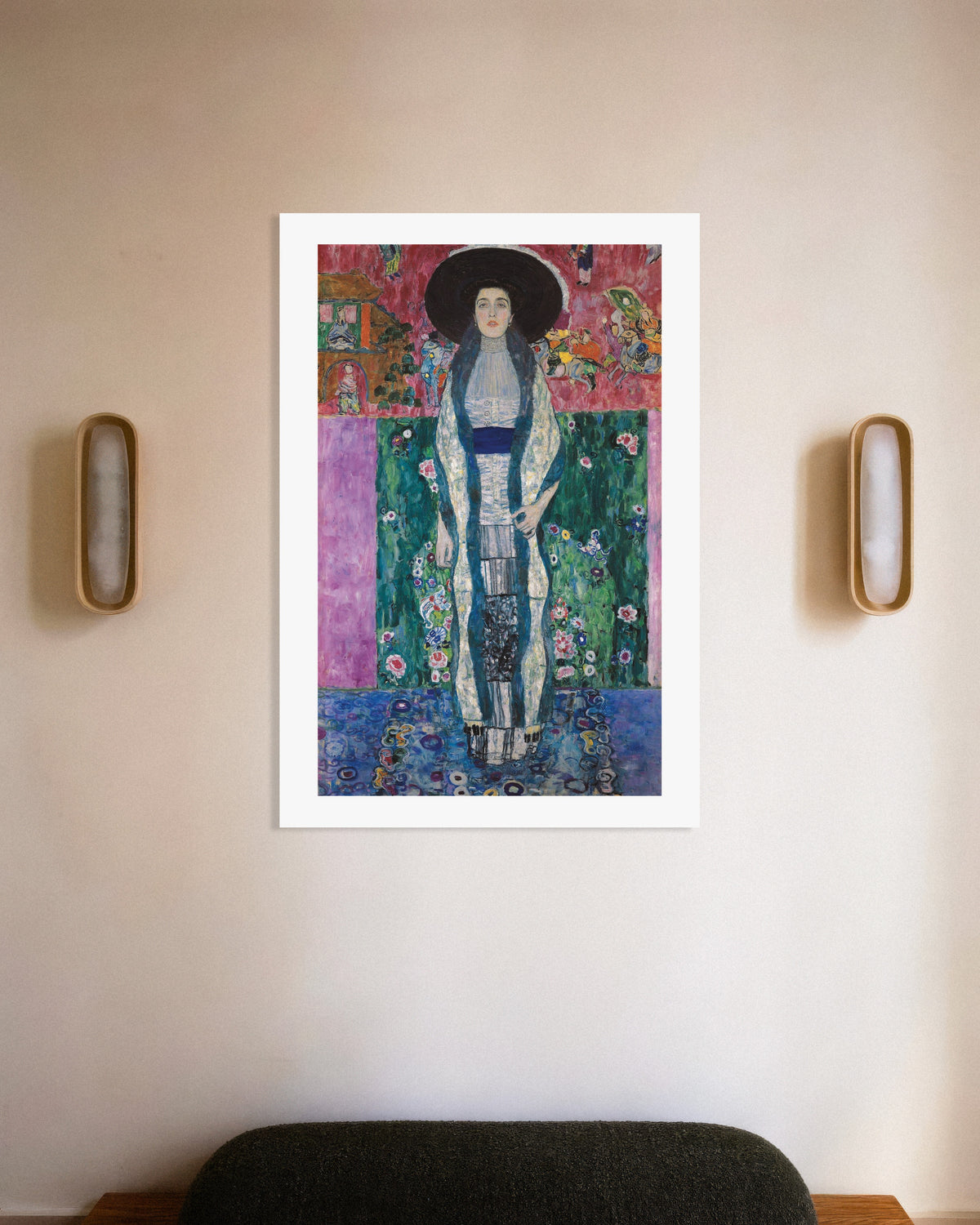 Plakat Portrett av Adele Bloch-Bauer II (1912) av Gustav Klimt