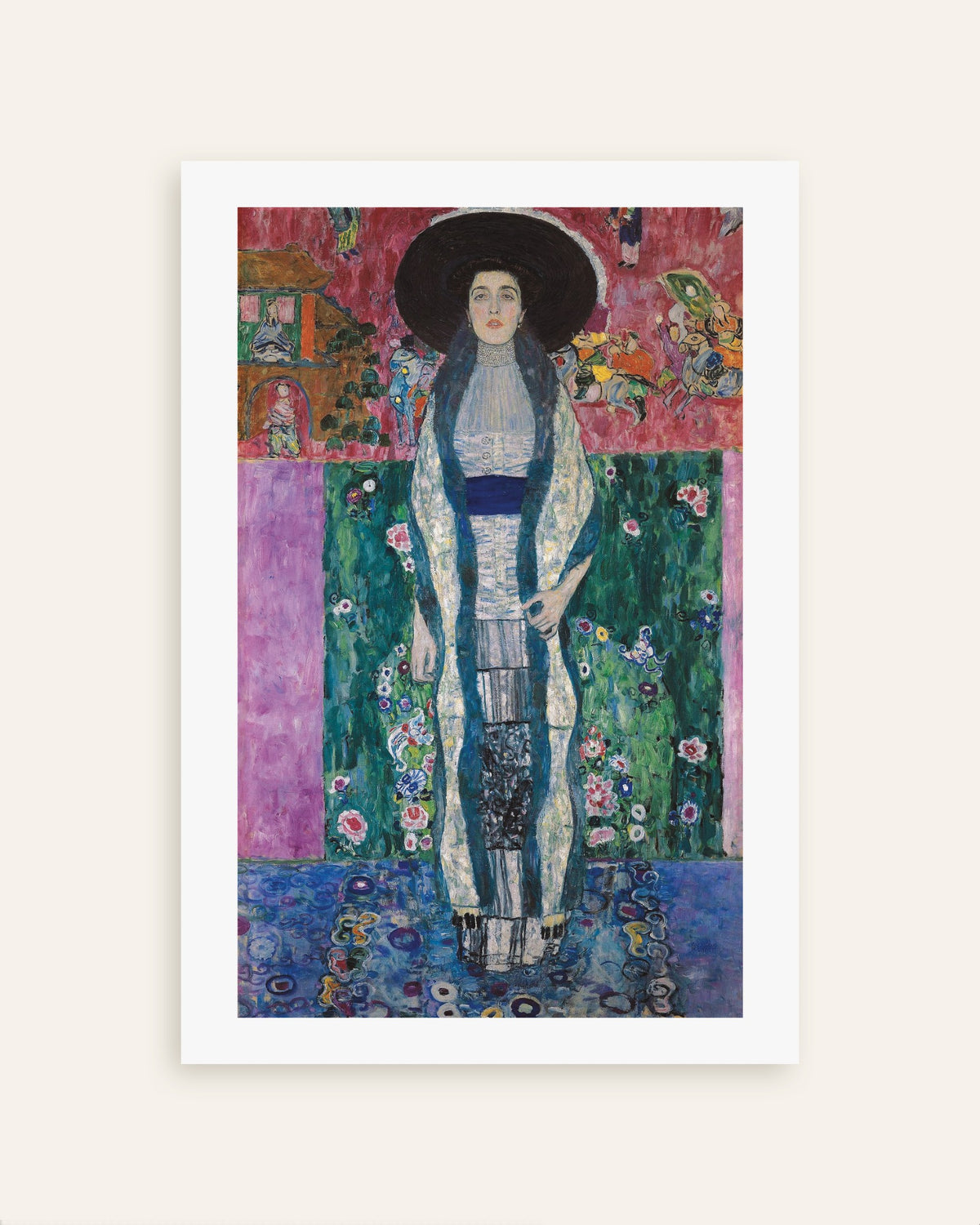 Plakat Portrett av Adele Bloch-Bauer II (1912) av Gustav Klimt, miniatyr