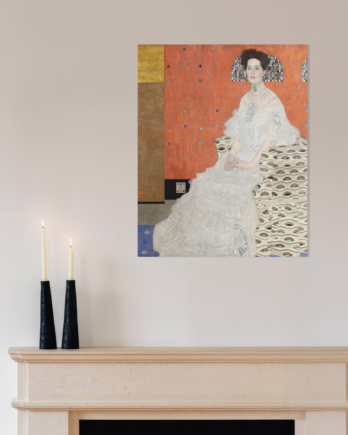 Poster of Portrait of Fritza Riedler (1906) by Gustav Klimt