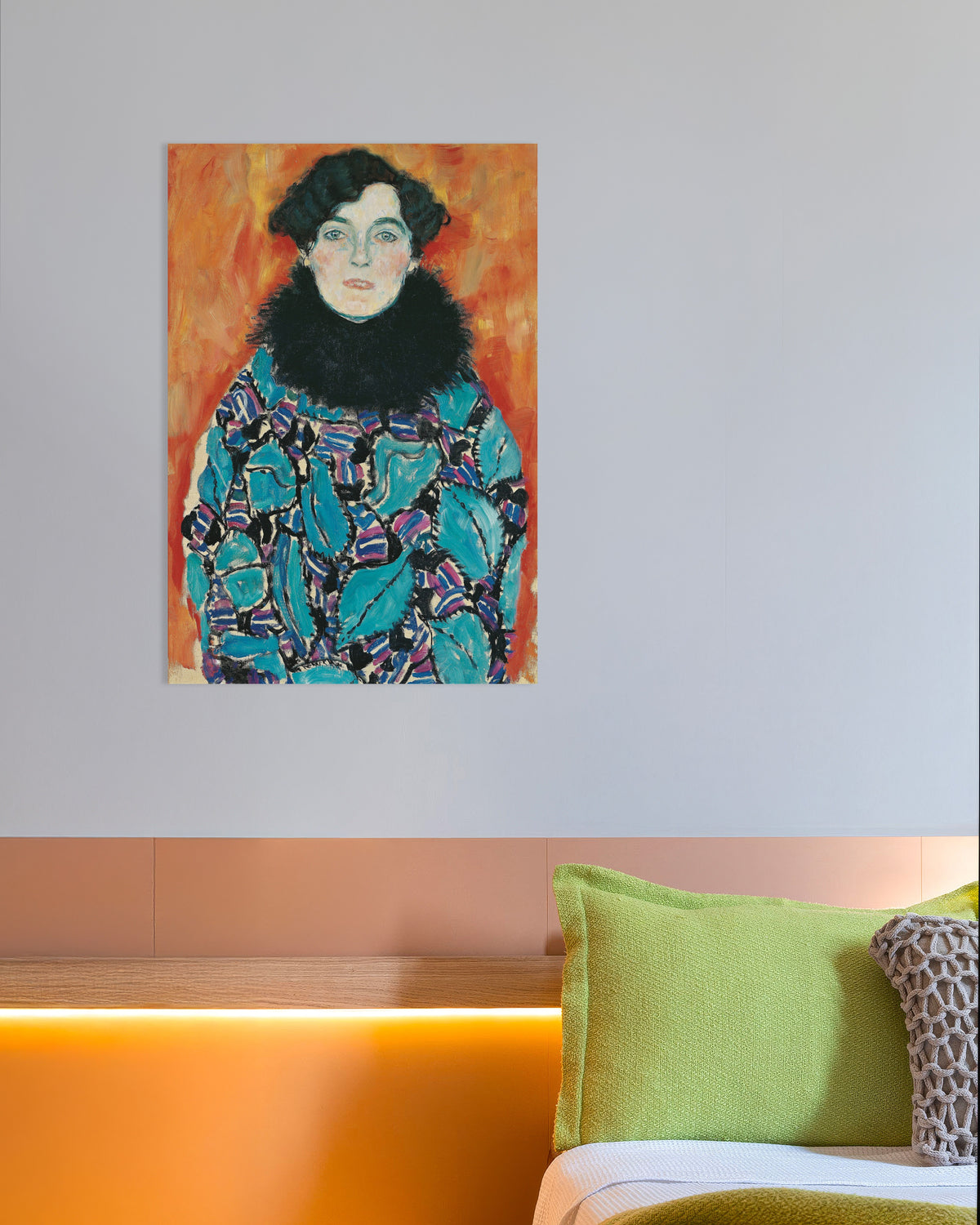 Plakat Portrett av Johanna Staude (1917) av Gustav Klimt
