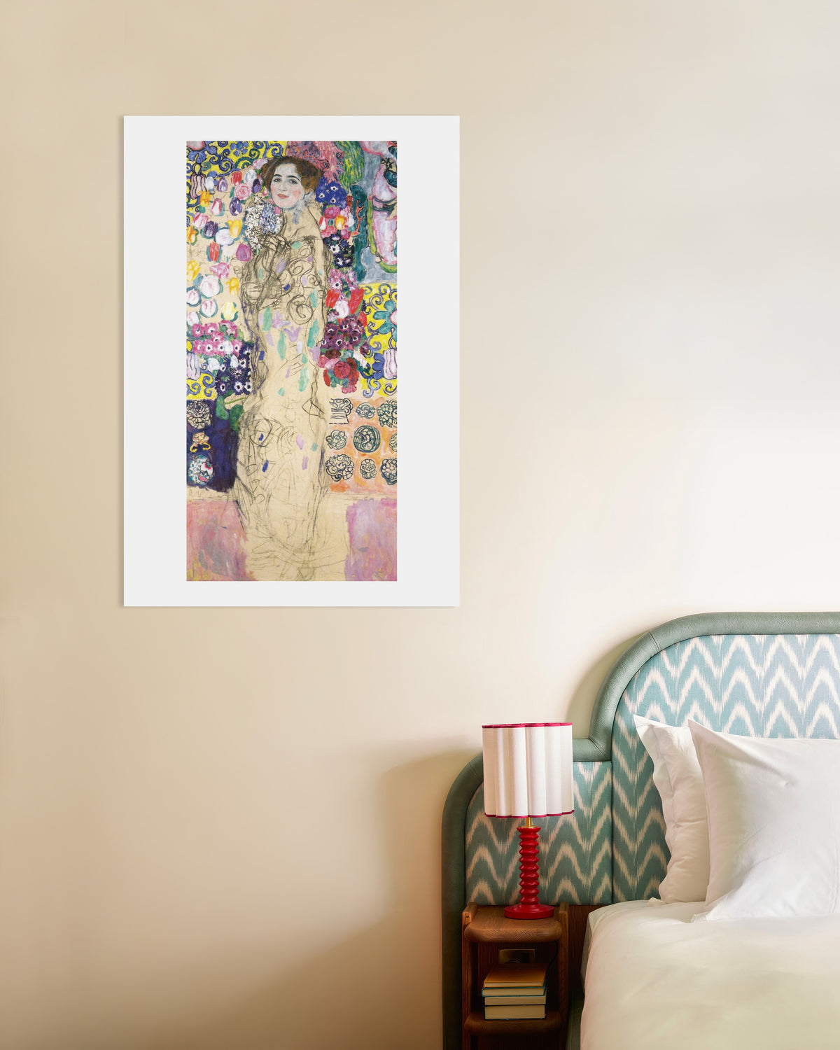 Plakat Portrett av Maria Munk (1917–1918) av Gustav Klimt