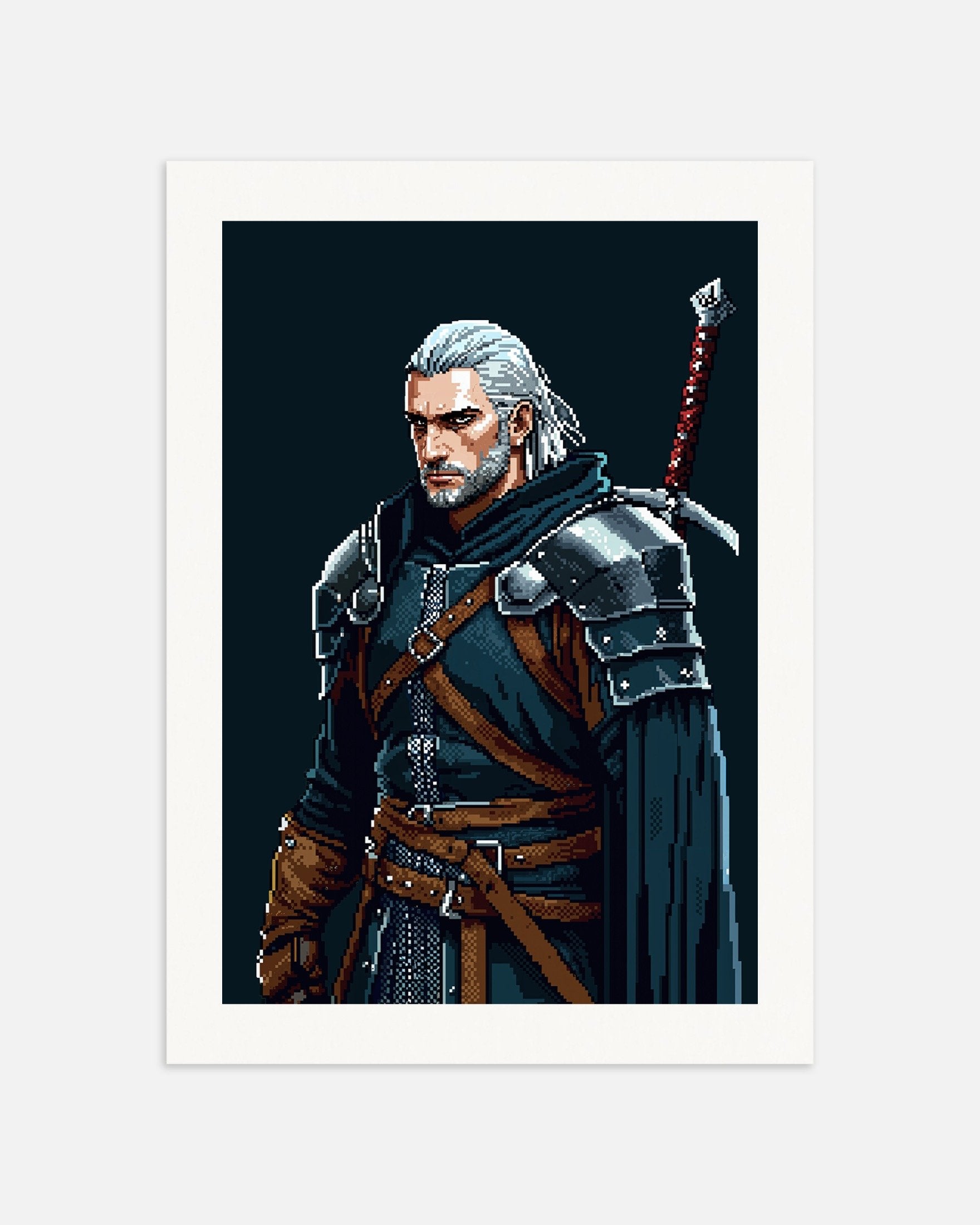 Poster of Poster The Witcher, Pixel Art, thumbnail