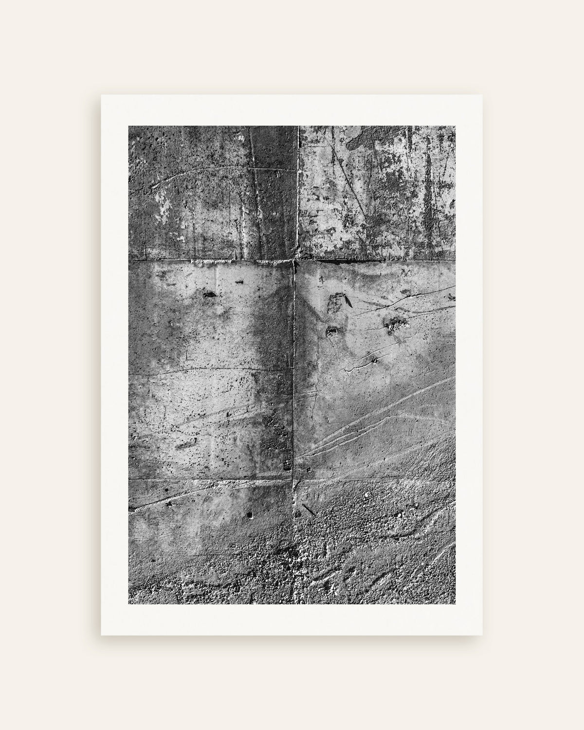 Poster of Raw Concrete Wall Texture, thumbnail