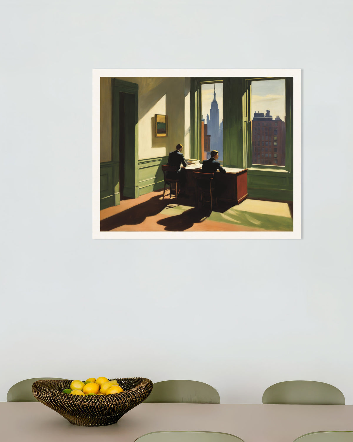 Poster of Realistic American painting of the 20th century - Poster