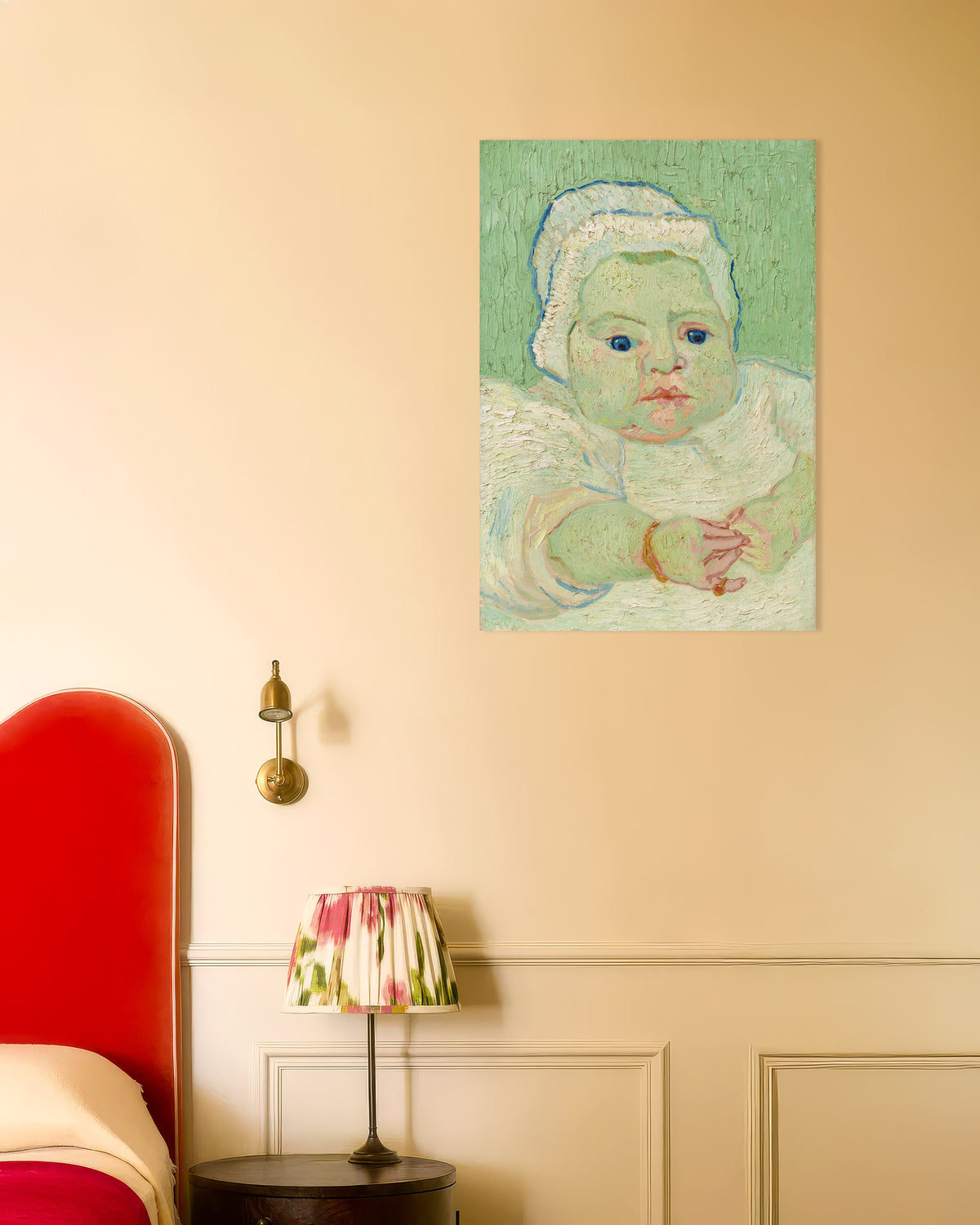 Poster av Roulin-babyen (1888) av Vincent van Gogh