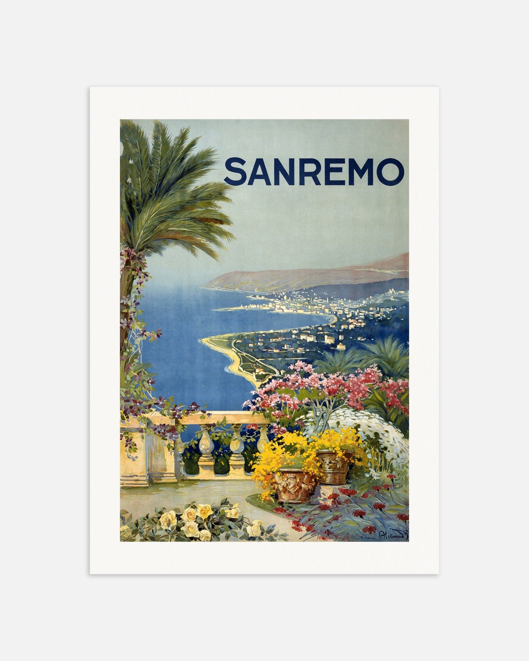 Poster of Sanremo Poster, Vintage, thumbnail