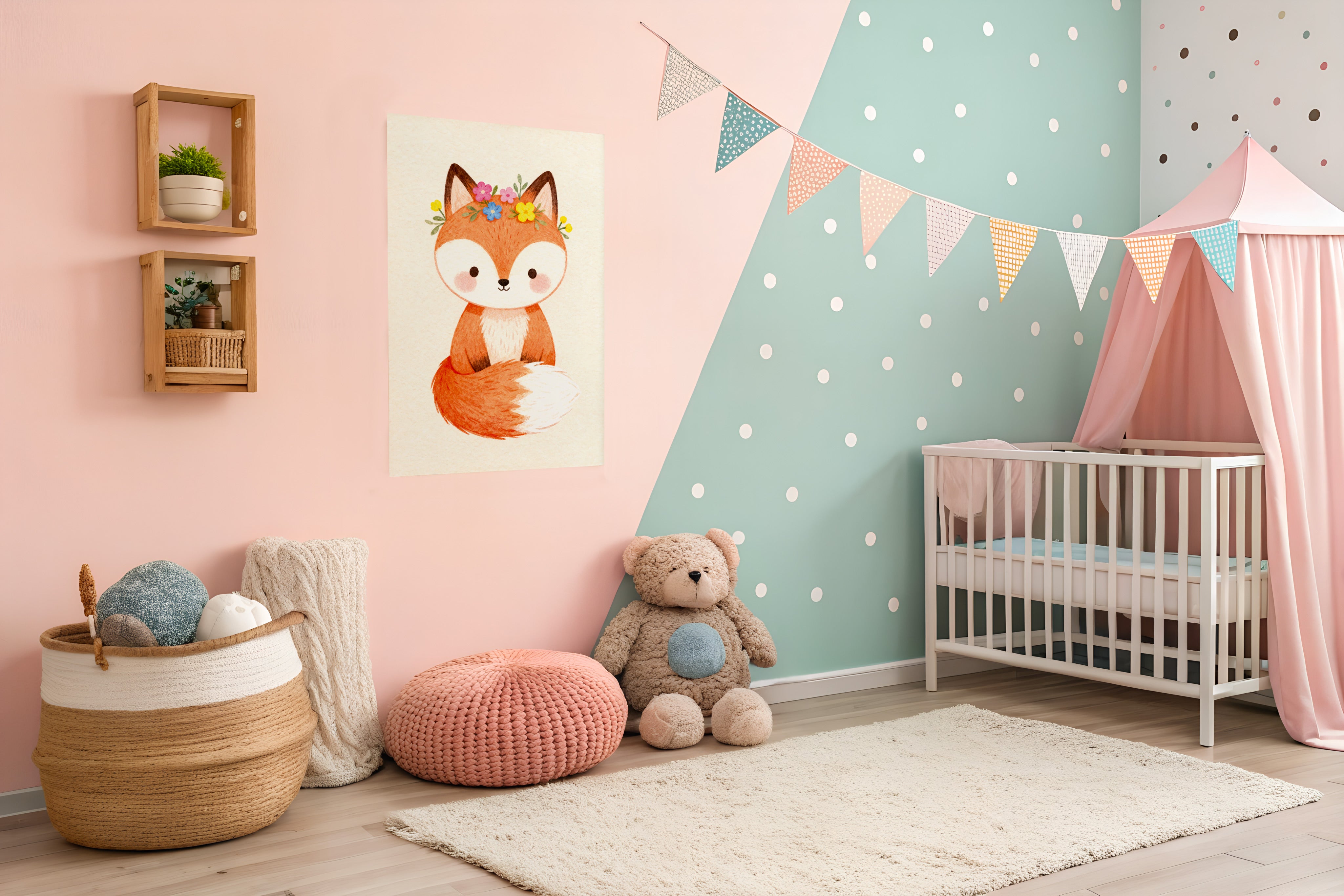 Fox Poster – Nursery Wall Art