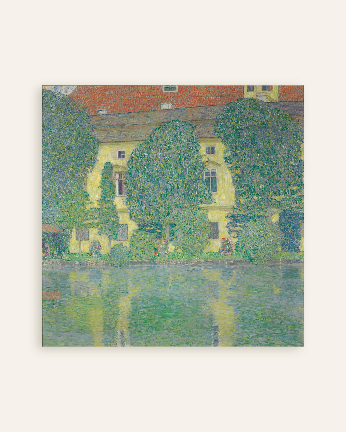 Poster av Schloss Kammer ved Attersee III (1910) av Gustav Klimt, miniatyr