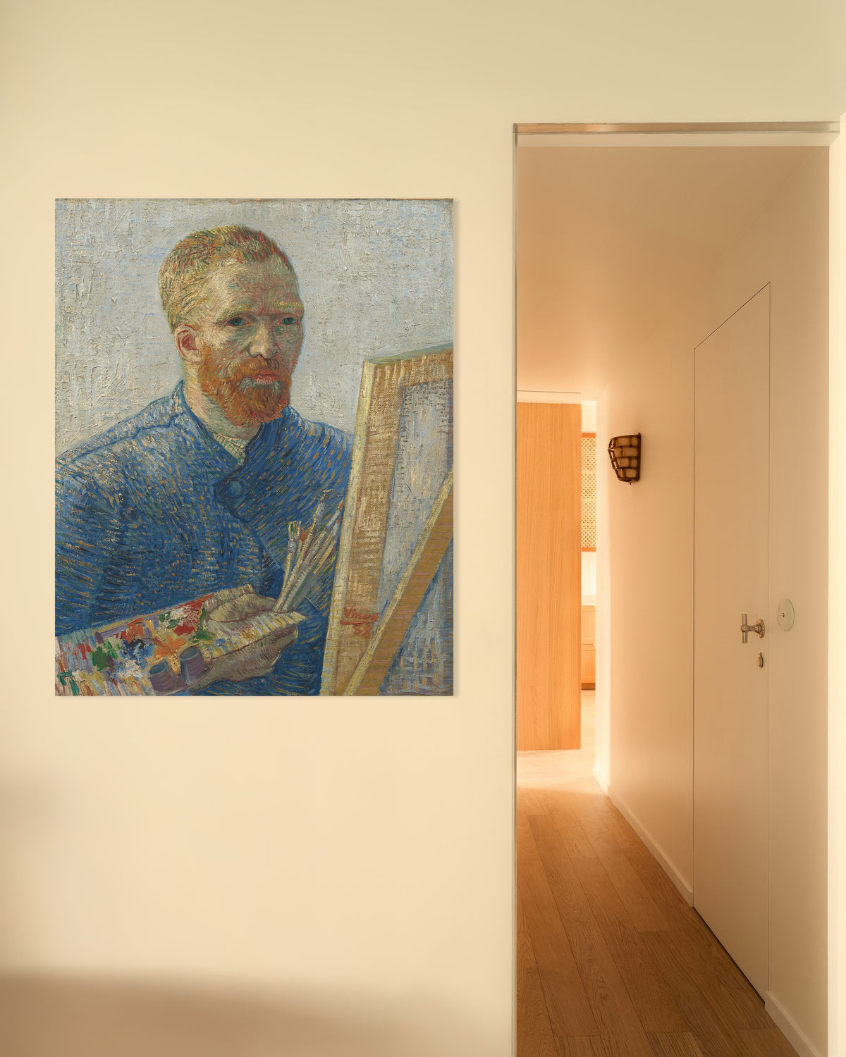 Poster of Self-Portrait as a Painter (1888) by Vincent van Gogh