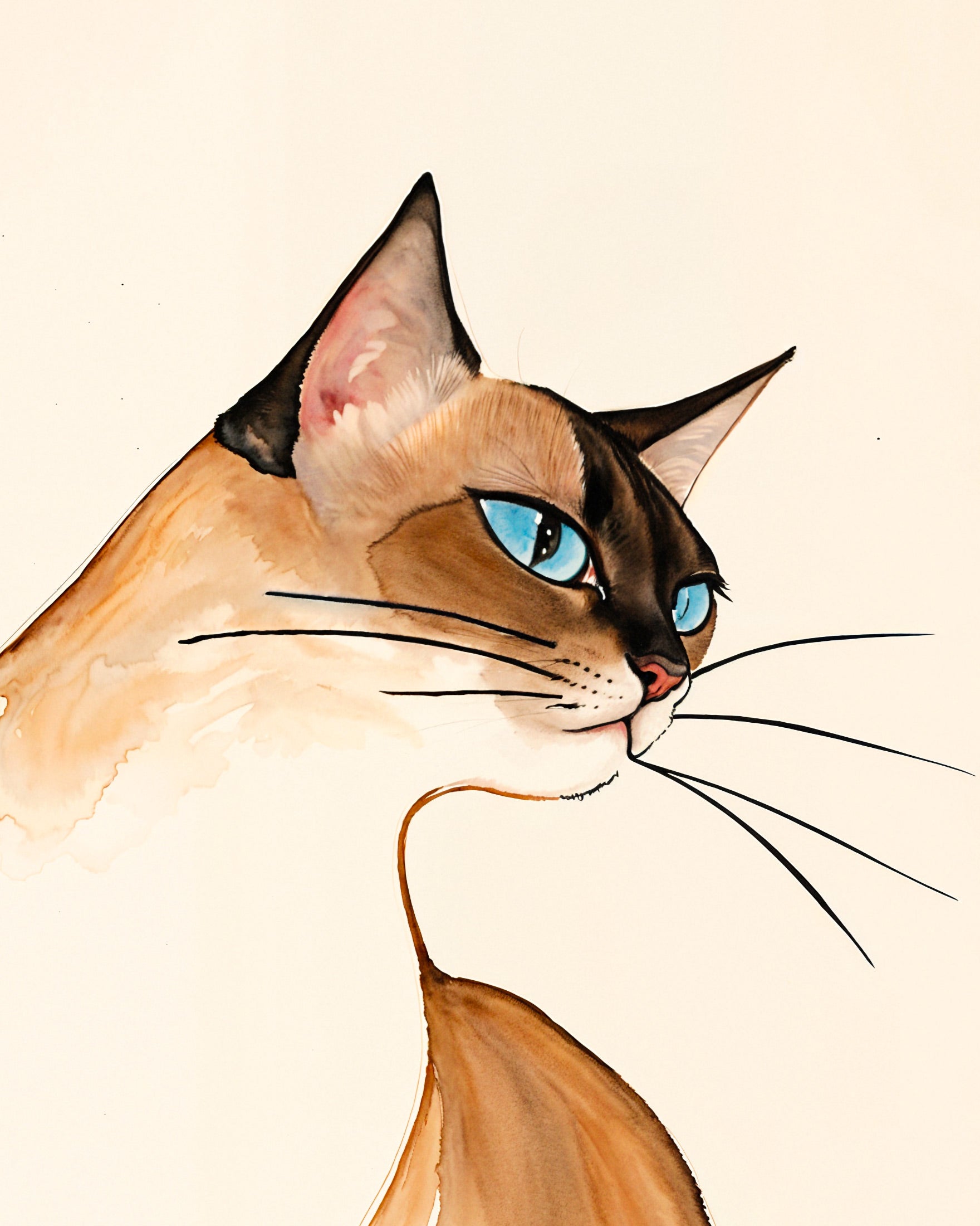 Gatto siamese - Poster