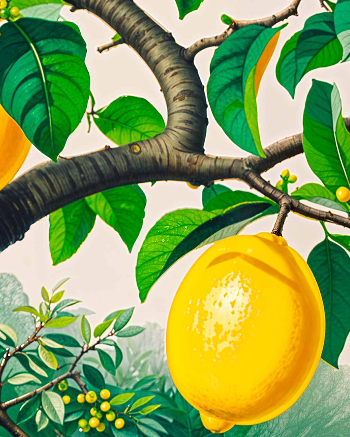 Lemons of Sorrento - Amalfi Coast - Poster