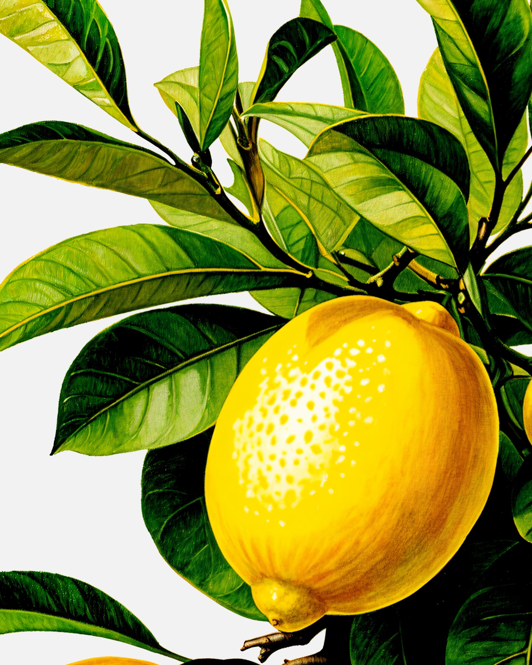 Limones de Sorrento - Costa Amalfitana 02 - Póster