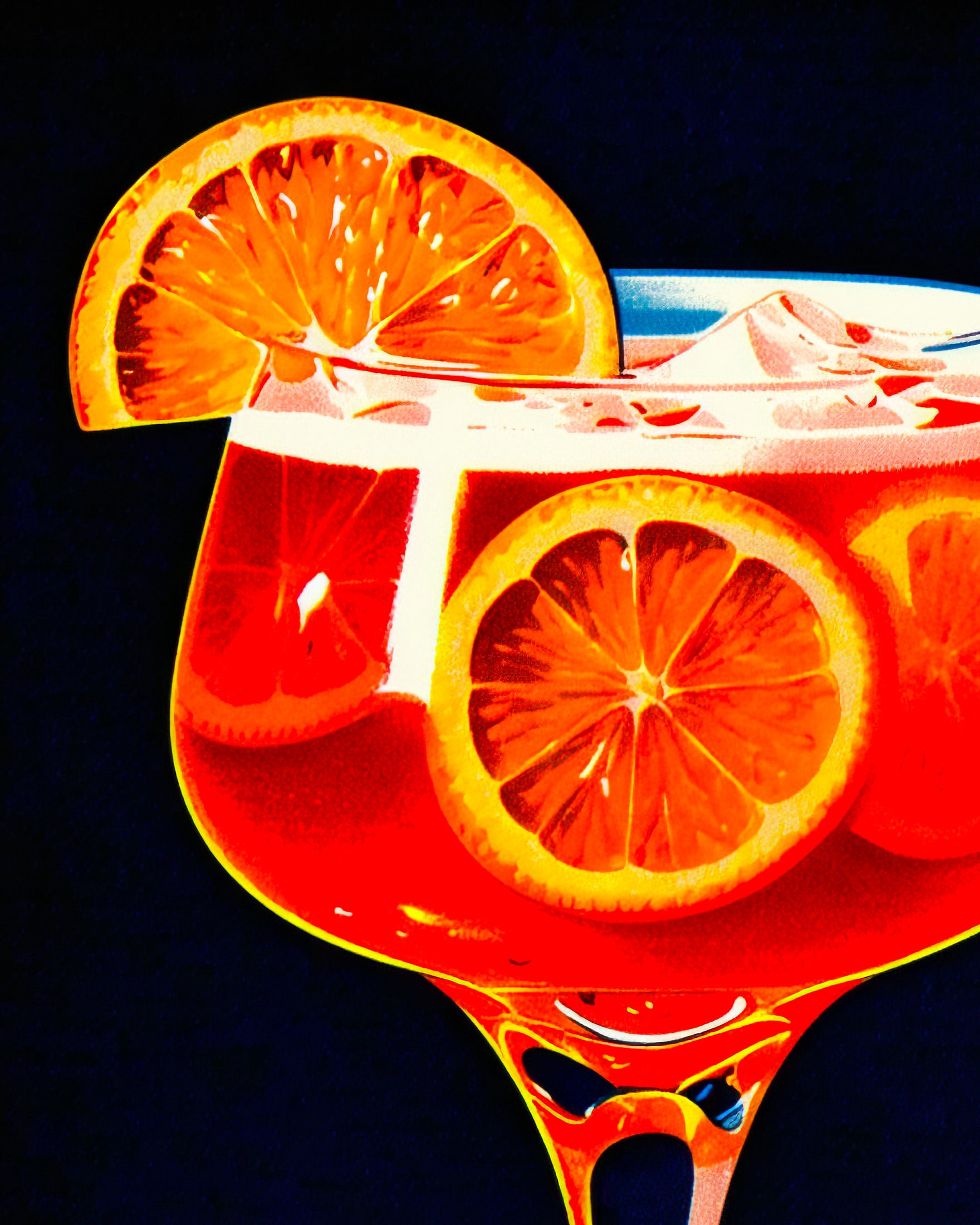 Aperol Spritz, винтажная художественная печать - Постер