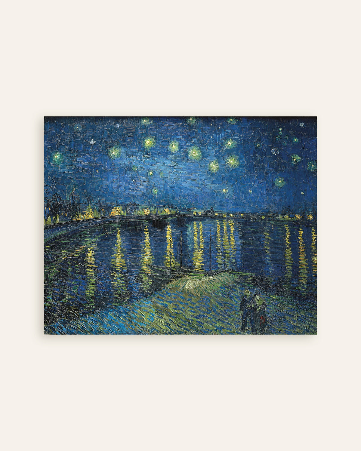 Poster av Stjernenatt over Rhône (1888) av Vincent van Gogh, miniatyrbilde