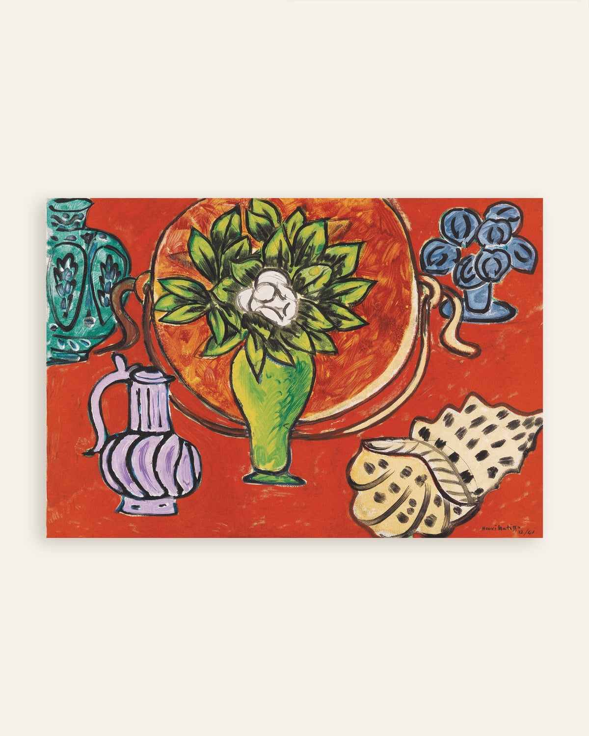 Poster av «Stilleben med magnolia» (1941) av Henri Matisse, miniatyrbilde