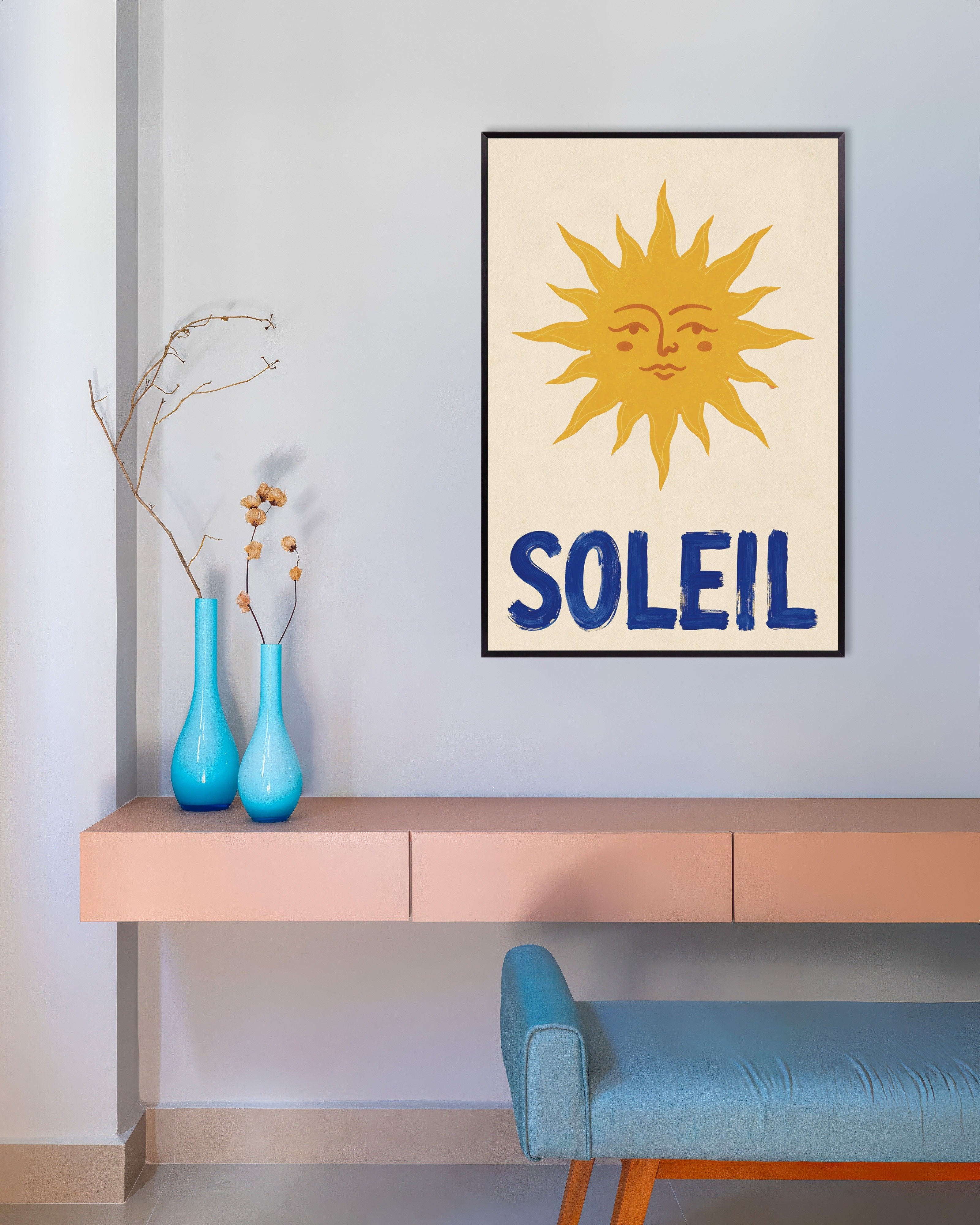 Sun poster - Warming & retro wall art | Posterscape
