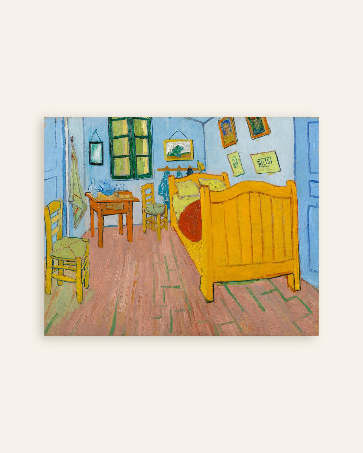 Poster av Soverommet (1888) av Vincent van Gogh, miniatyrbilde