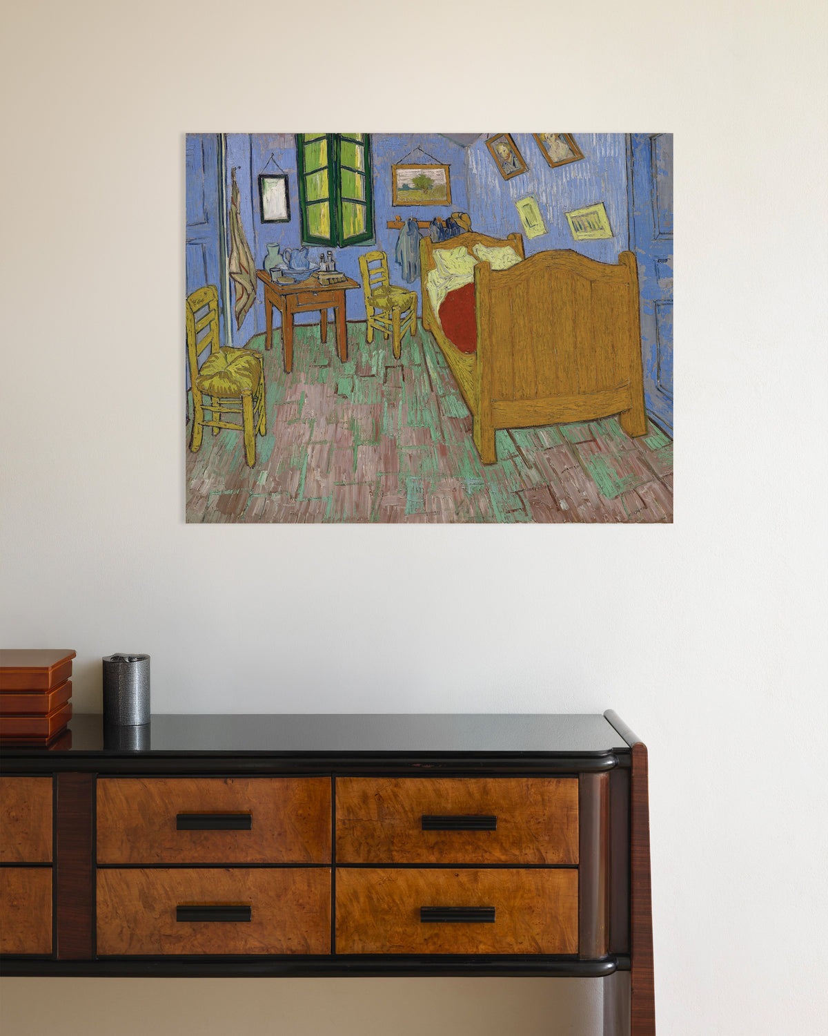 Poster av Soverommet, Saint-Rémy-versjonen (1889) av Vincent van Gogh