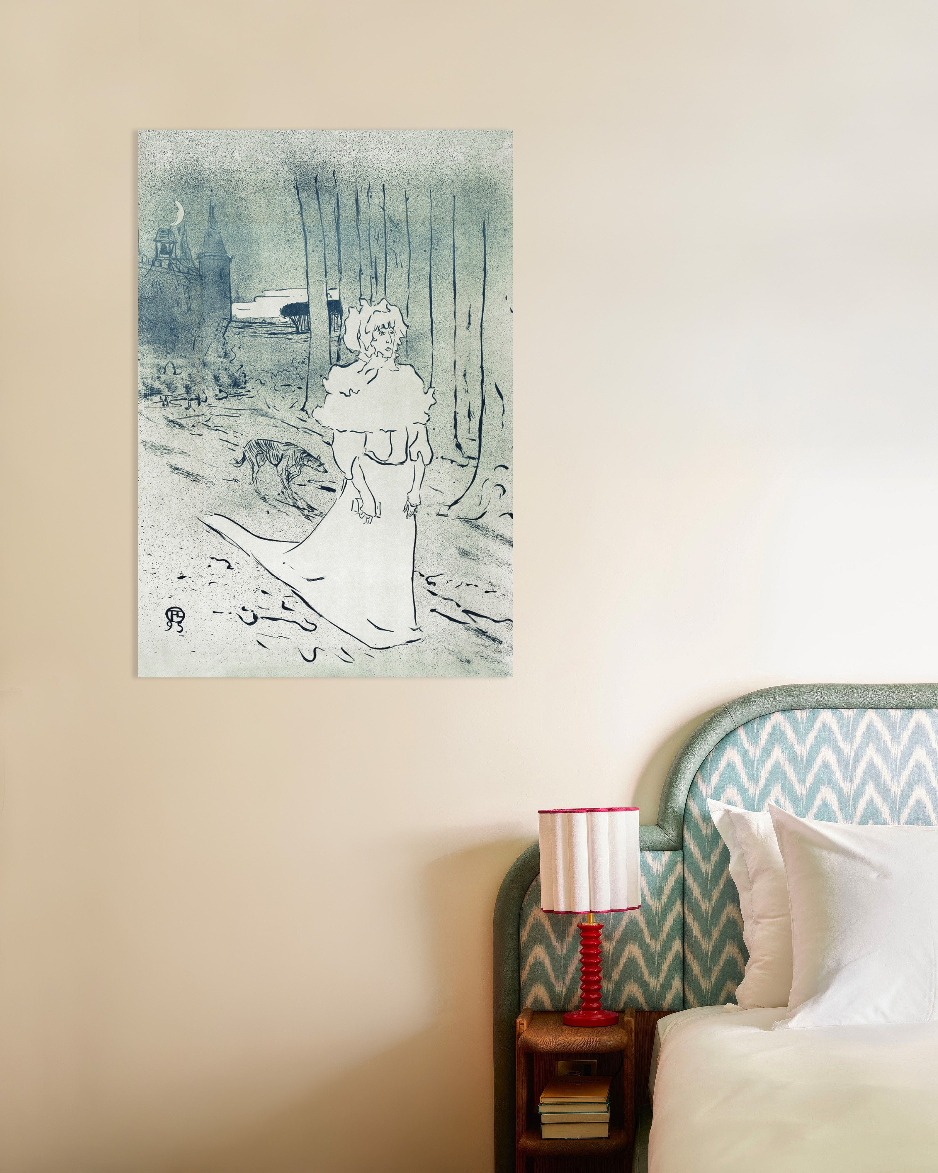 The Chatelaine 1895 Toulouse-Lautrec Art Poster | Posterscape