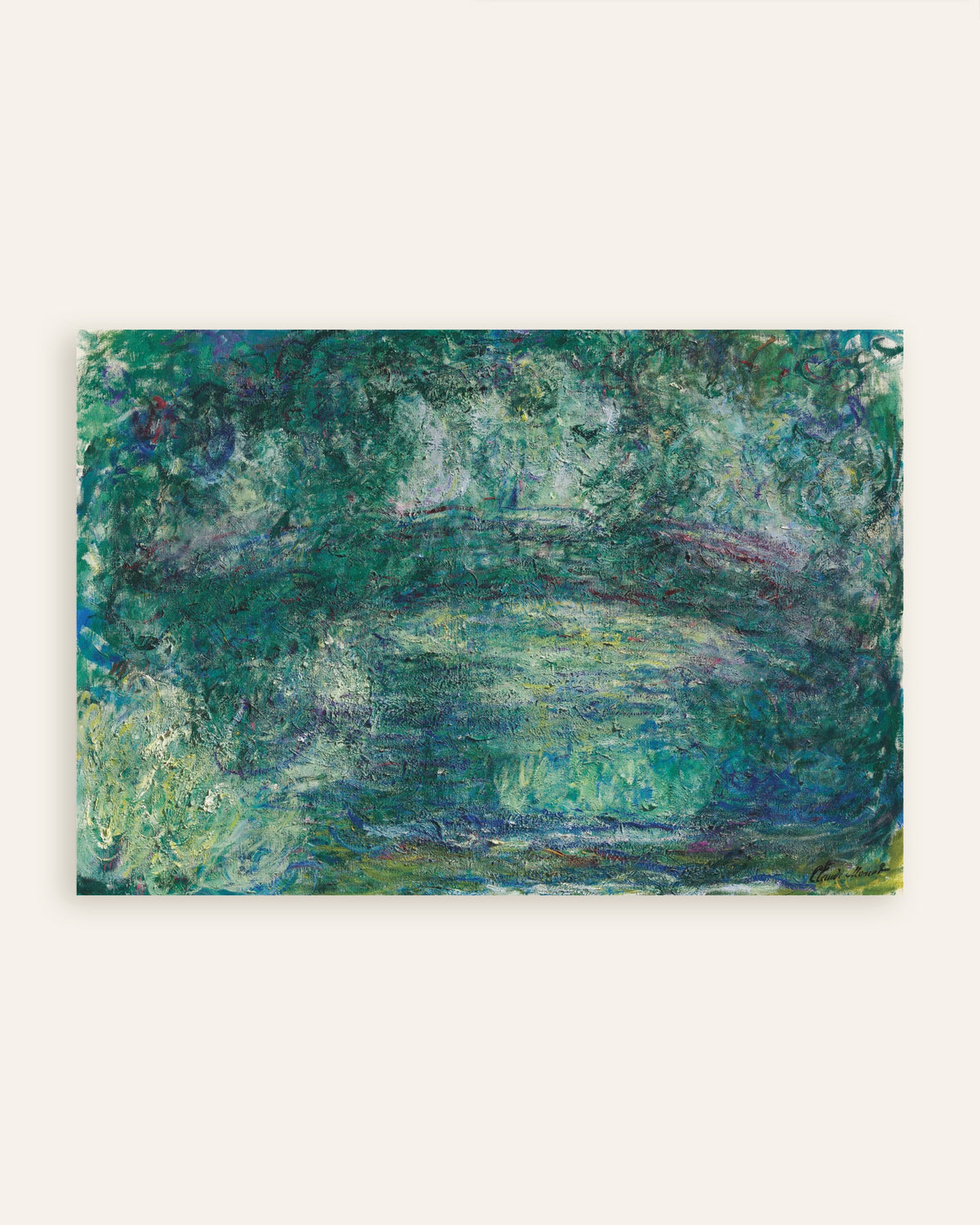 Plakat Den japanske broen (1918–1924) av Claude Monet, miniatyr