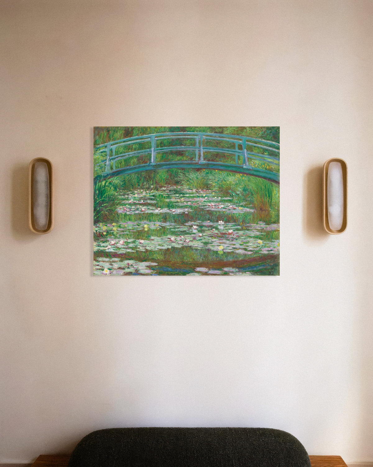 Plakat Den japanske broen (1899) av Claude Monet