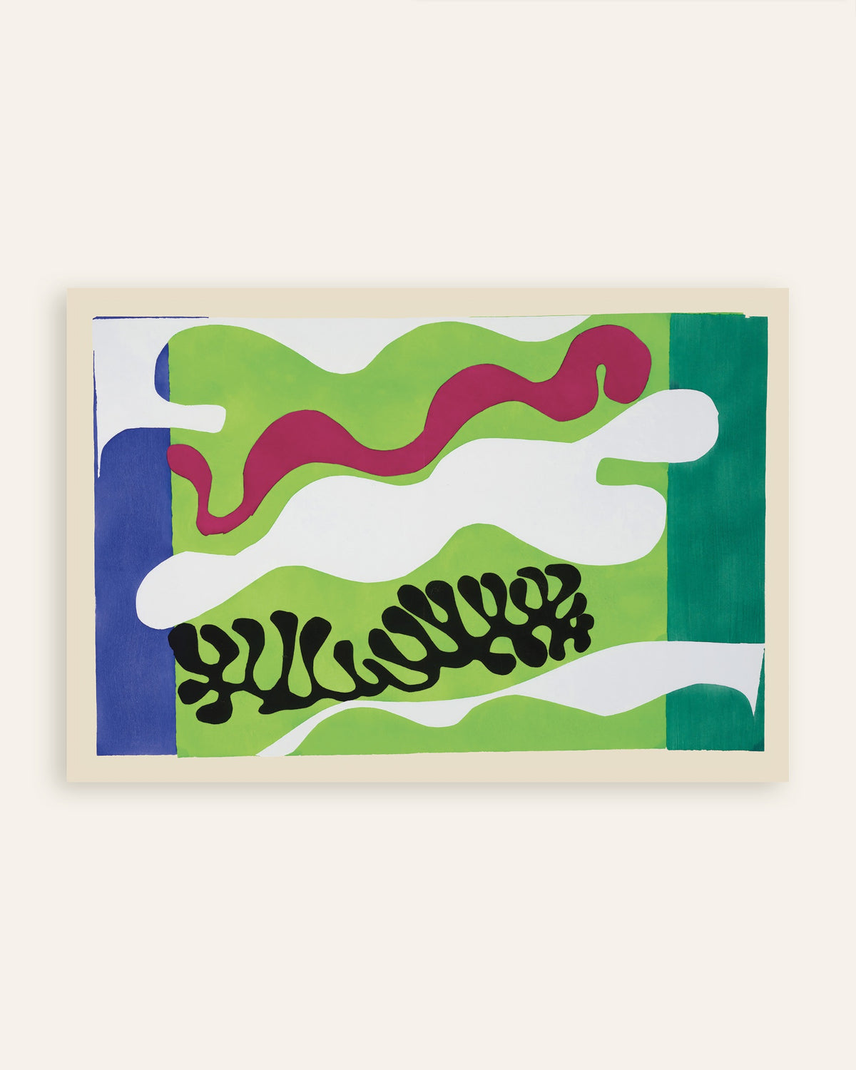 Poster of The Lagoon in Green (Jazz, 1947) by Henri Matisse, thumbnail