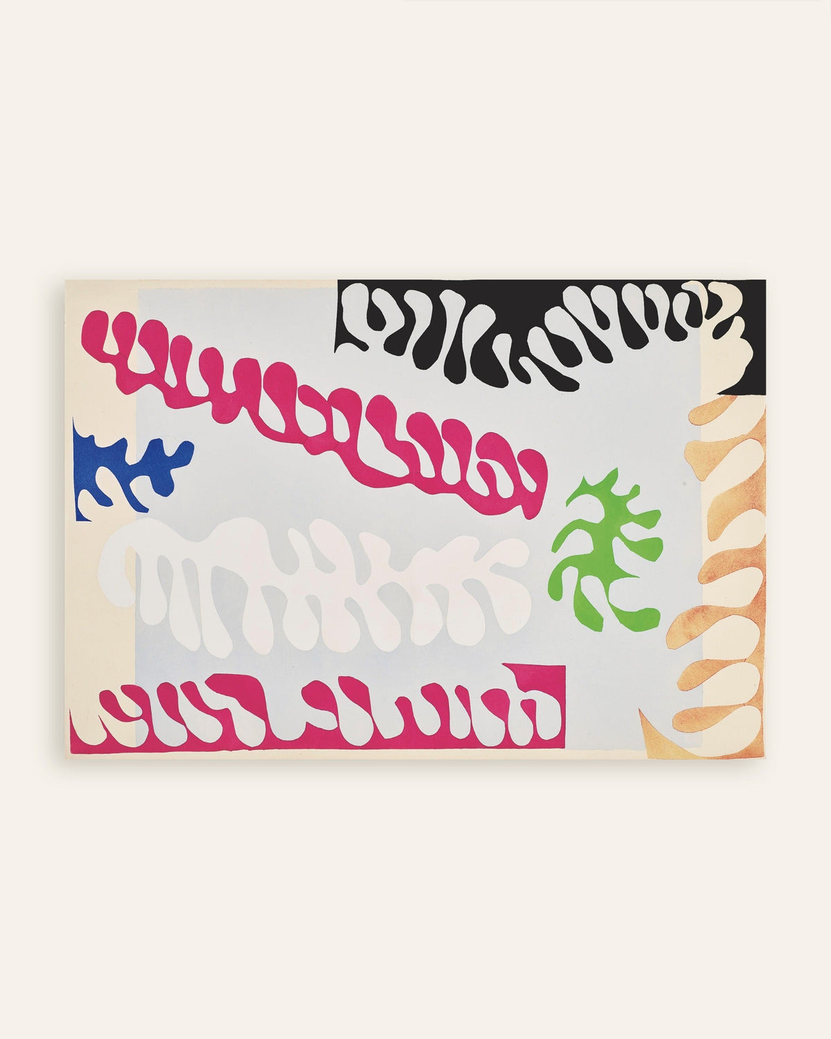 Poster av Lagunen i rosa og hvitt (Jazz, 1947) av Henri Matisse, miniatyrbilde