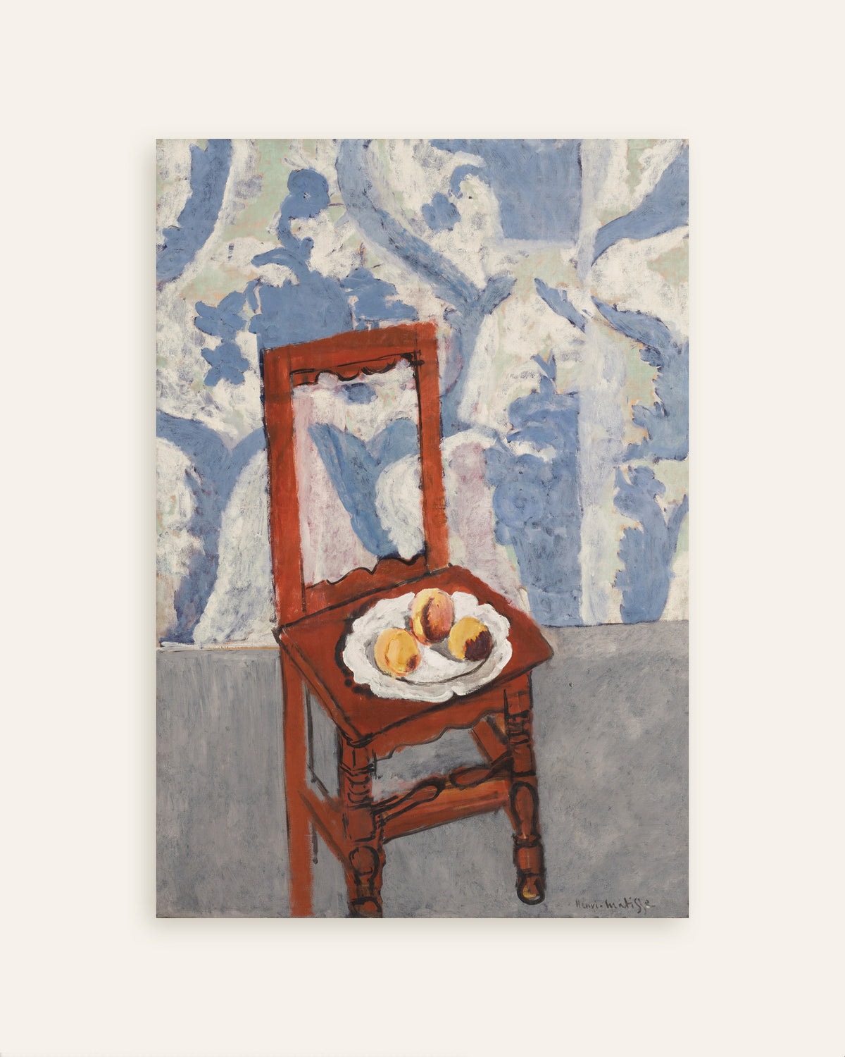 Poster of The Lorraine Chair (1919) by Henri Matisse, thumbnail