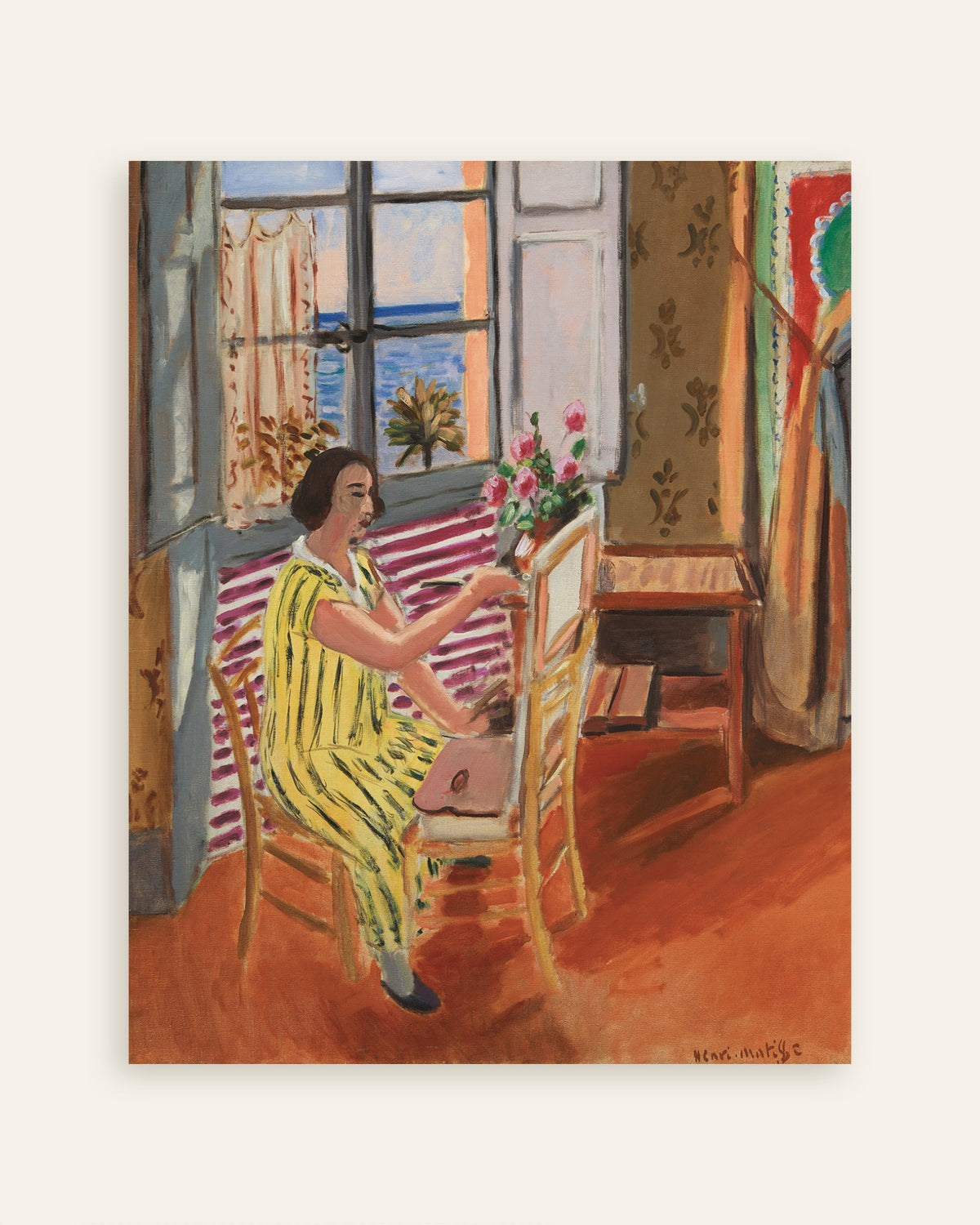Poster av Morgenøkten (1924) av Henri Matisse, miniatyrbilde