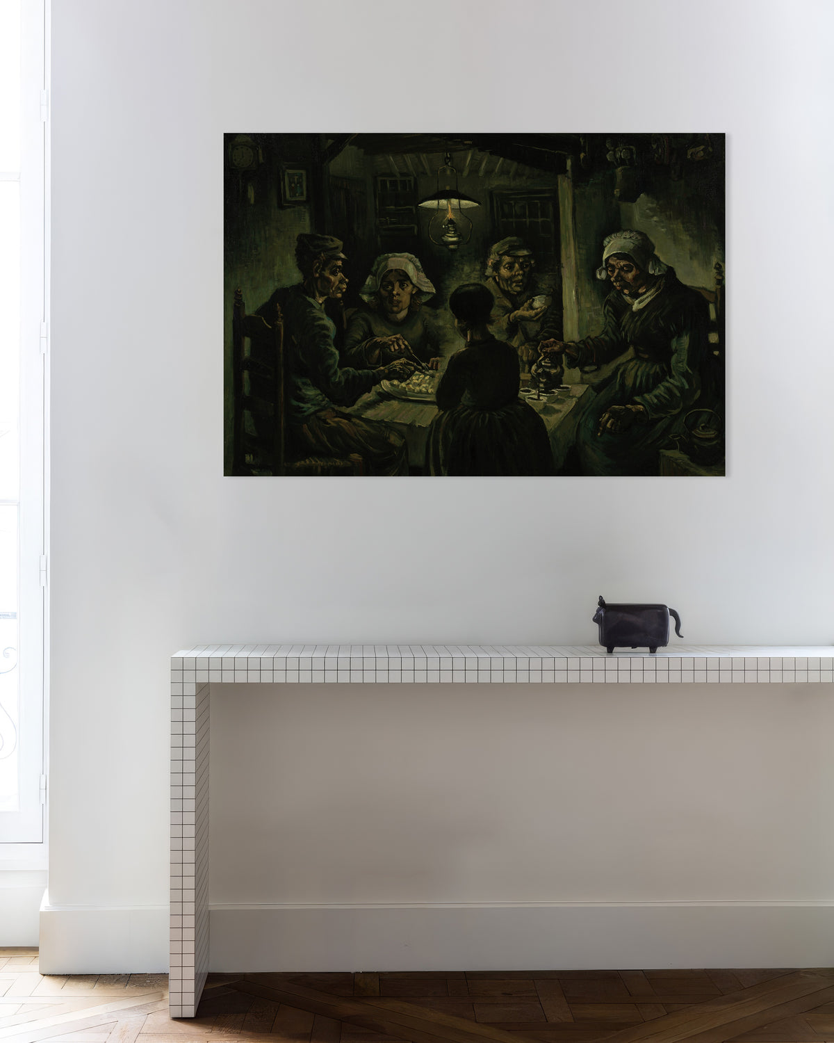Poster med Potetspiserne (1885) av Vincent van Gogh