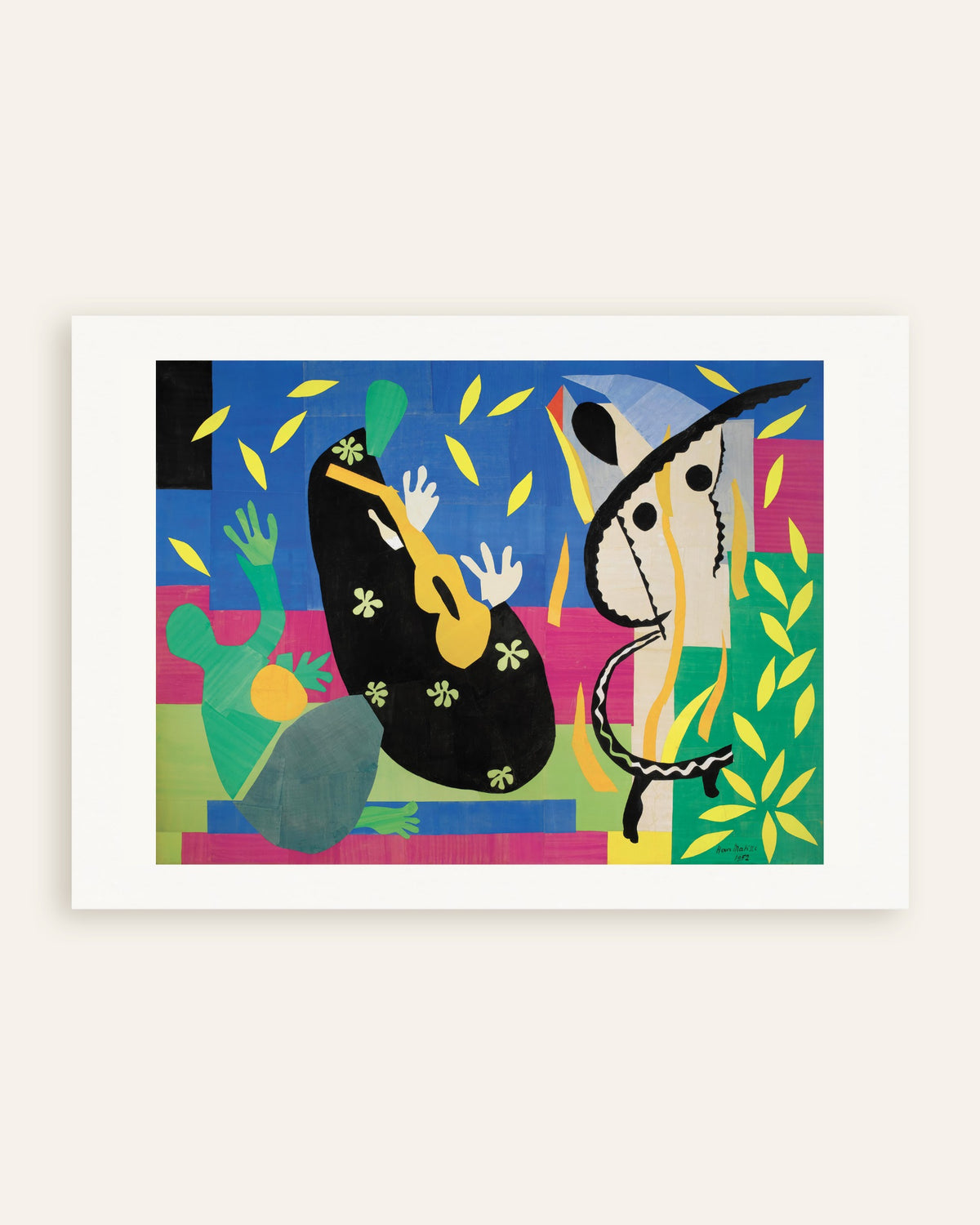 Poster av Kongens sorger av Henri Matisse, miniatyr