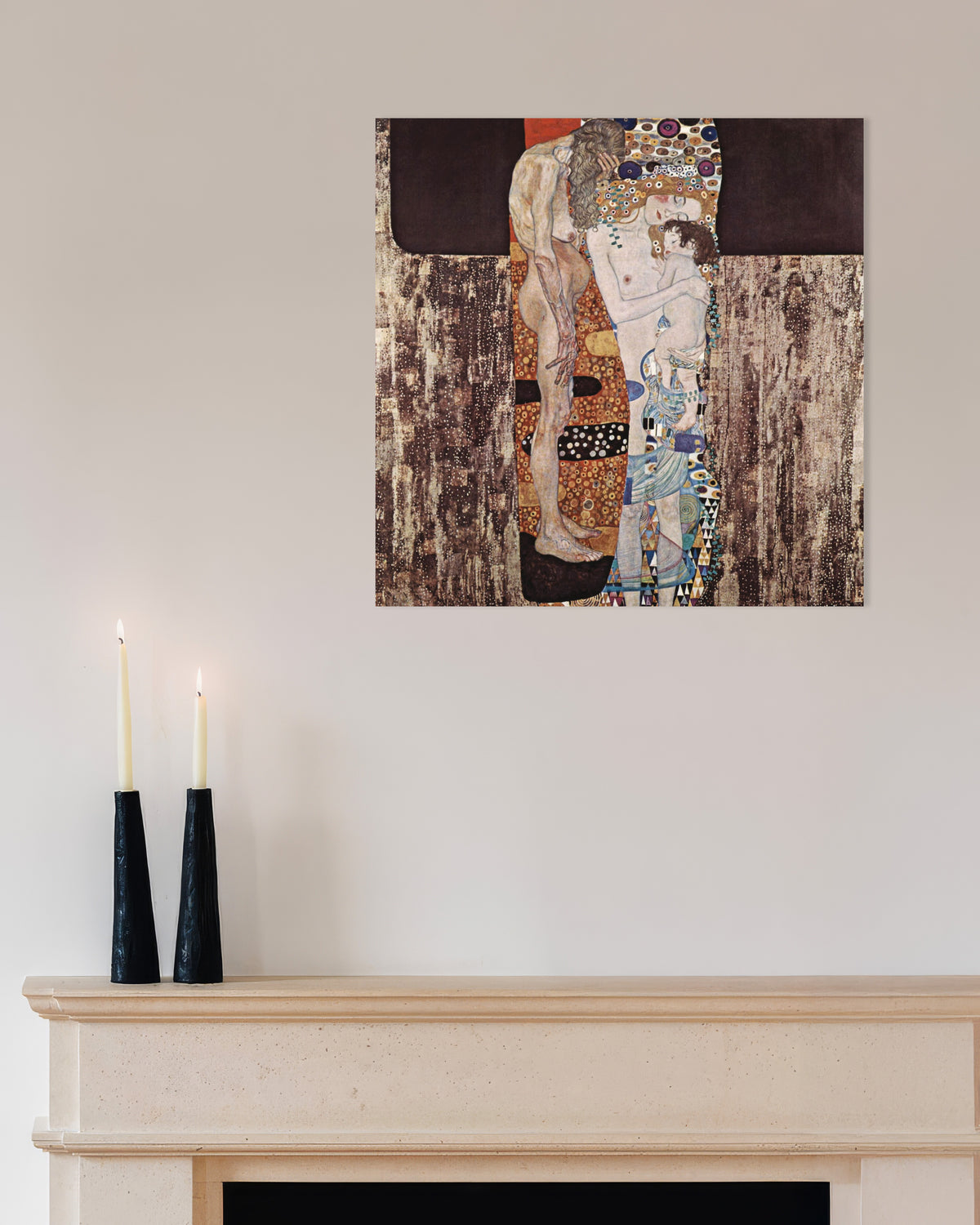 Plakat Kvinnens tre aldre (1905) av Gustav Klimt