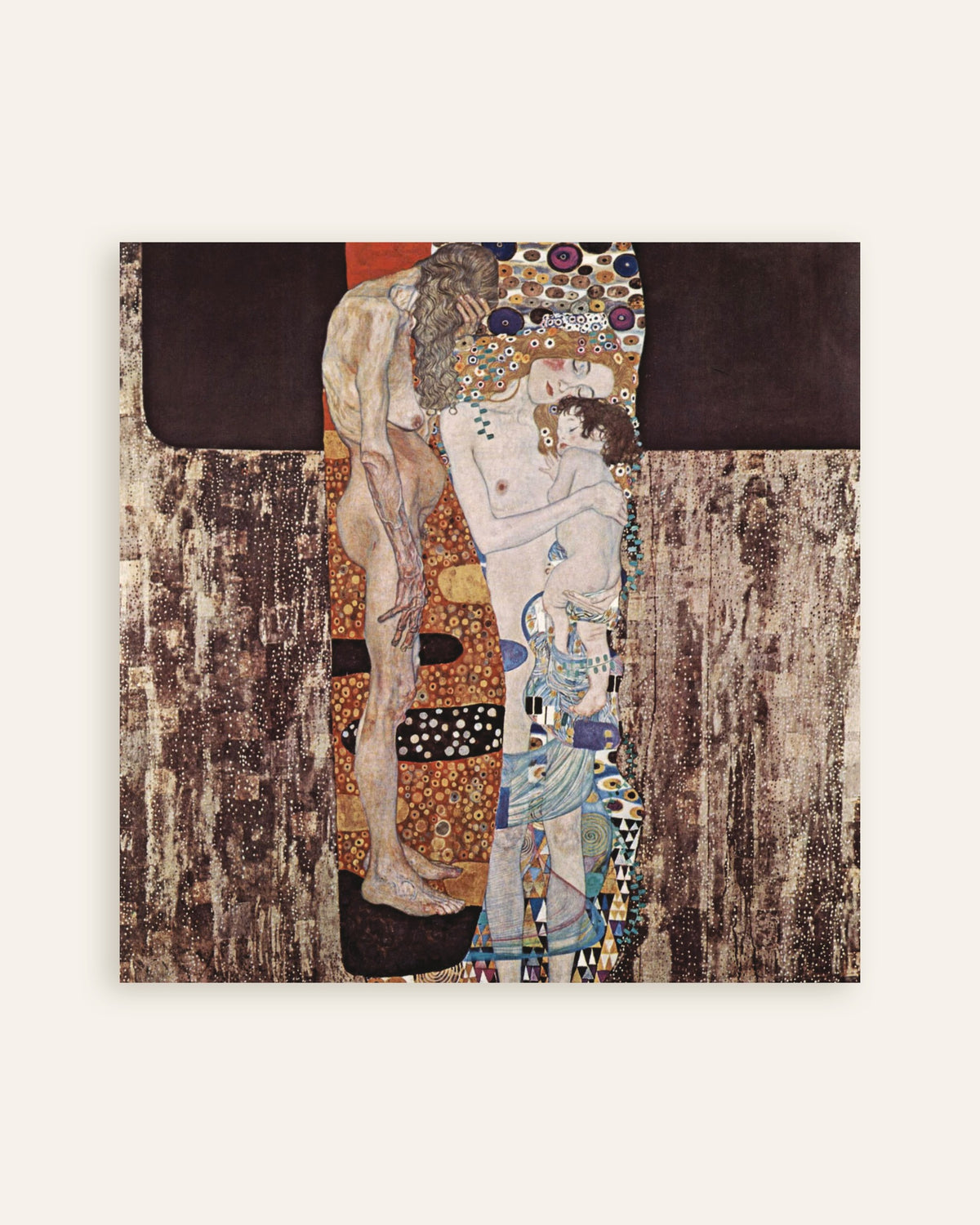 Plakat Kvinnens tre aldre (1905) av Gustav Klimt, miniatyr