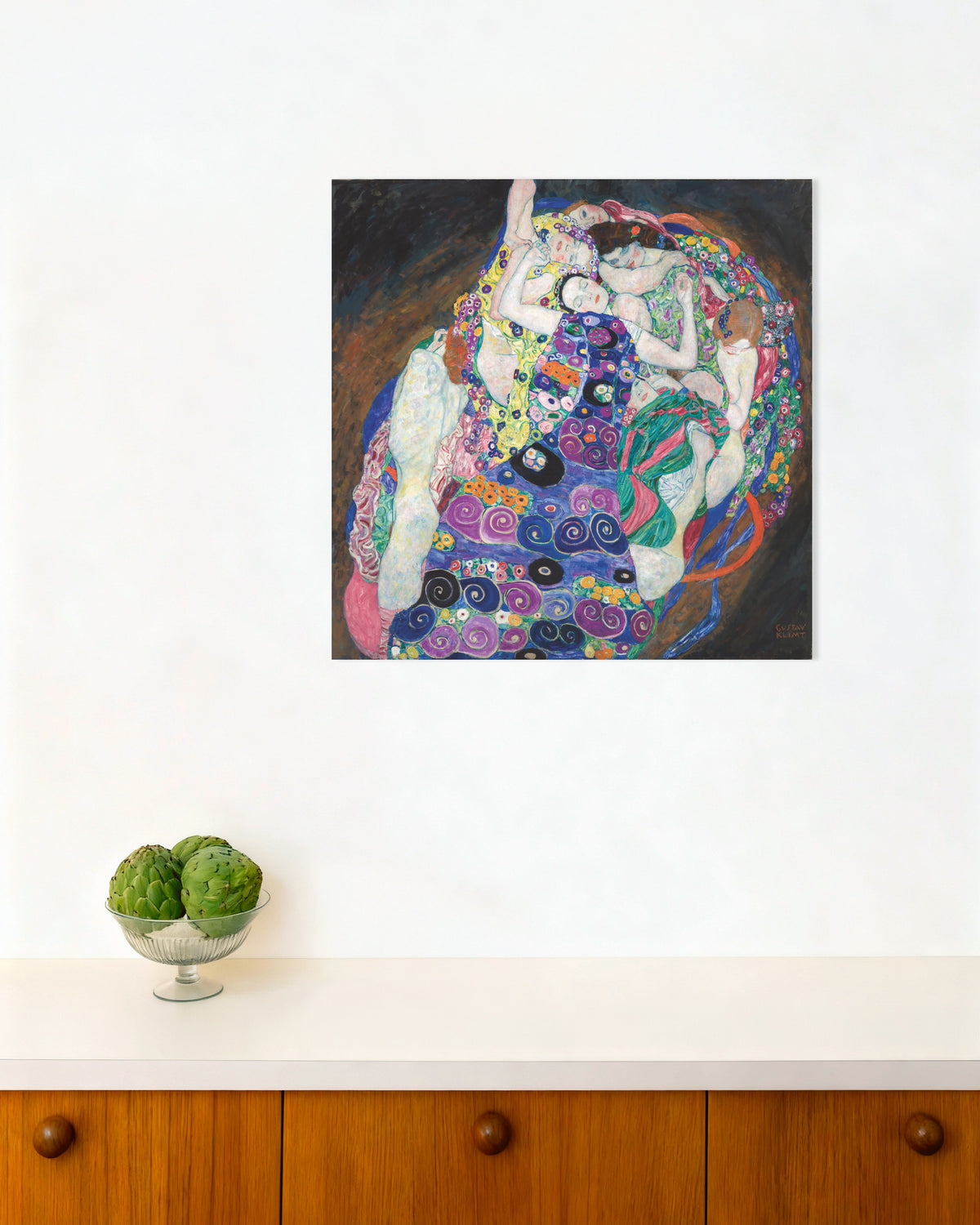 Plakat Jomfruen (1913) av Gustav Klimt