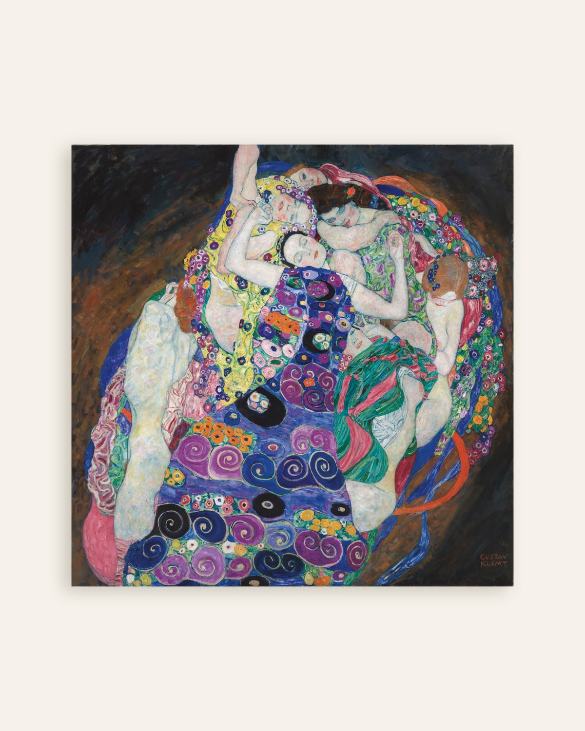 Plakat Jomfruen (1913) av Gustav Klimt, miniatyr