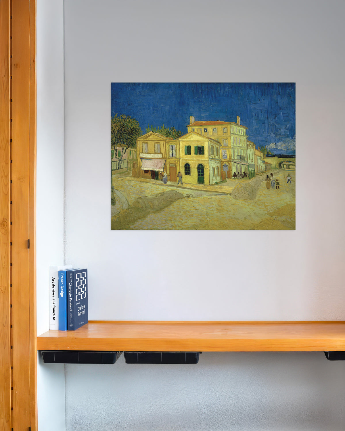 Poster av Det gule huset, Gaten (1888) av Vincent van Gogh