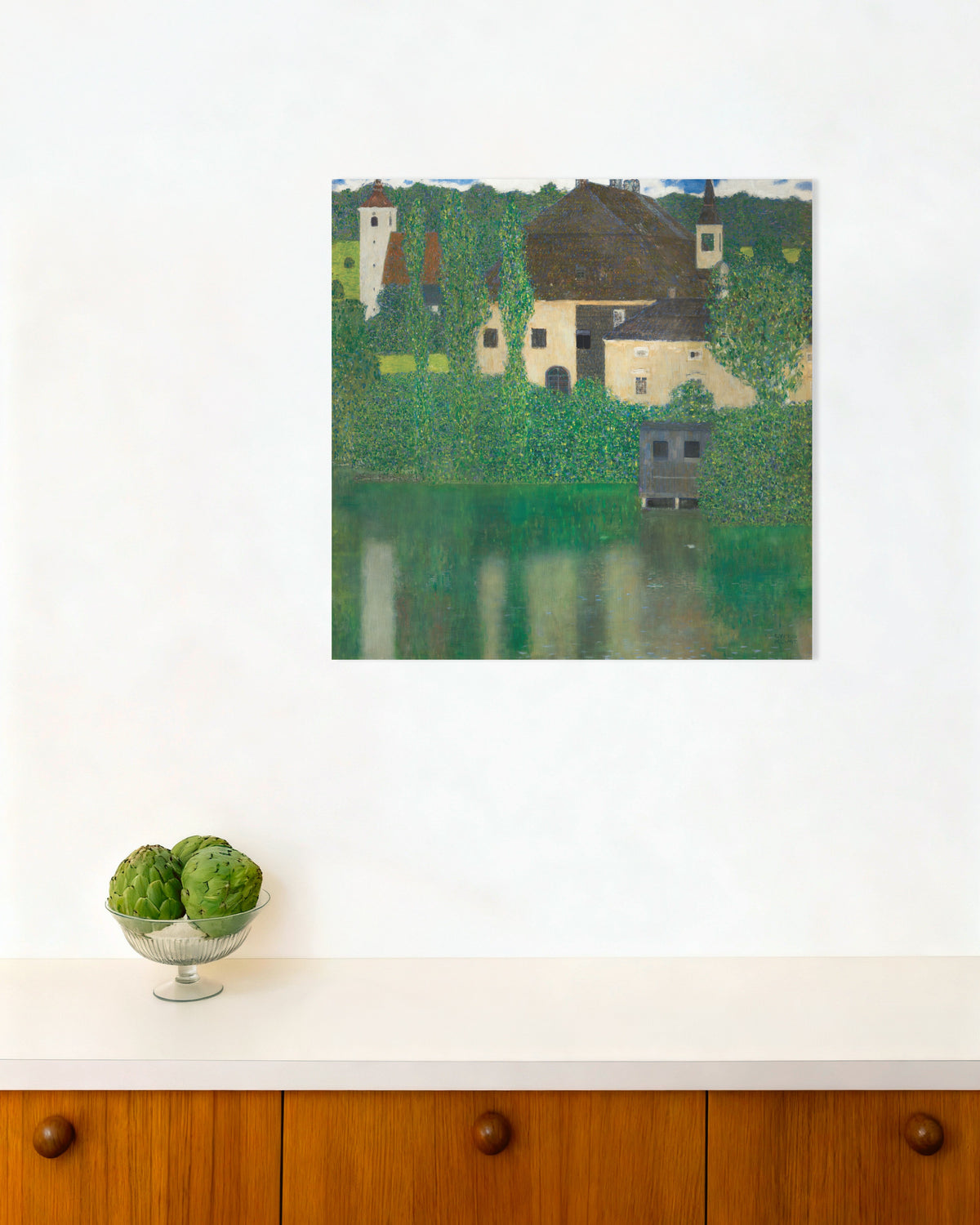 Poster av Vannslottet (1908–1909) av Gustav Klimt