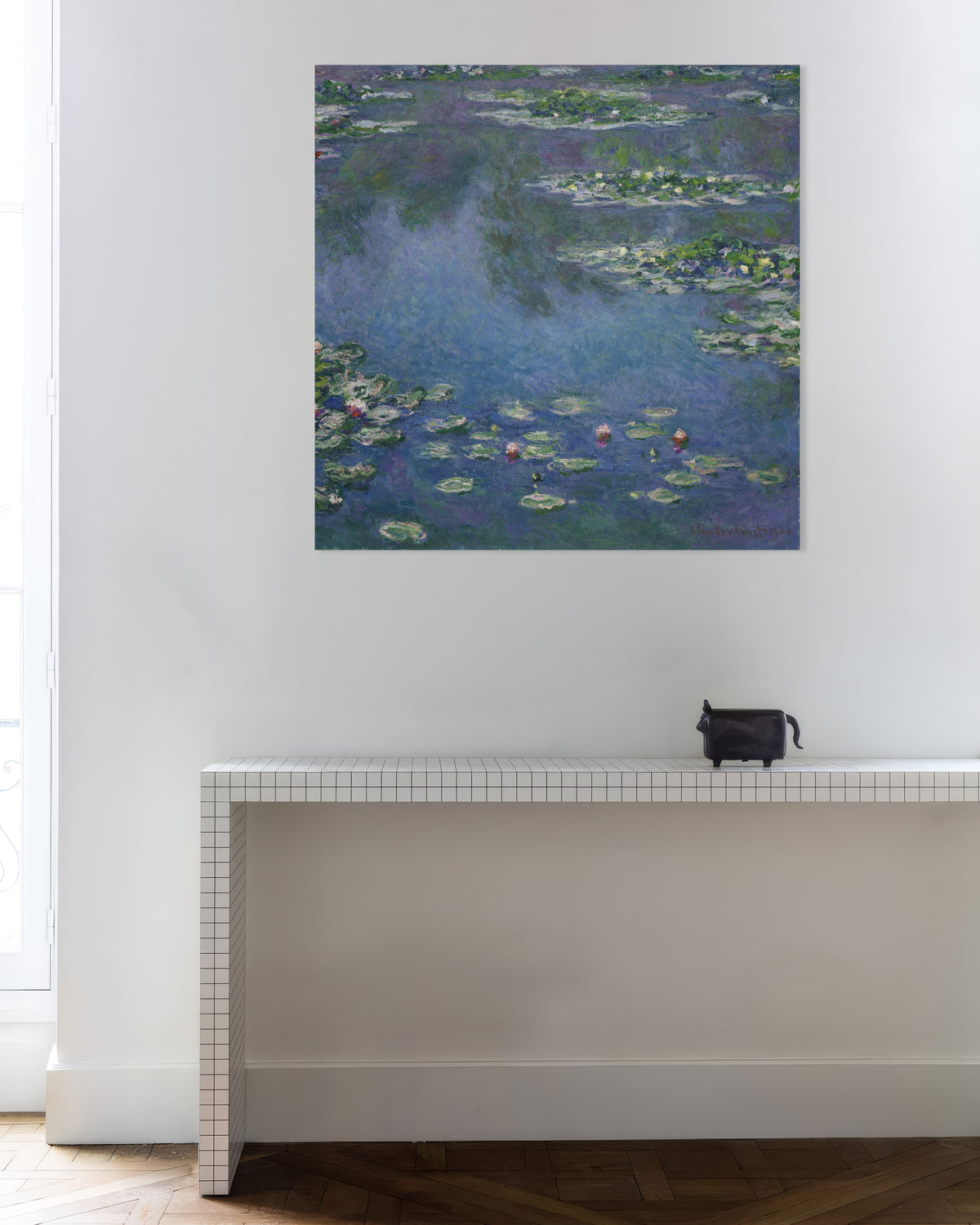 Plakat Vannliljer (1906) av Claude Monet