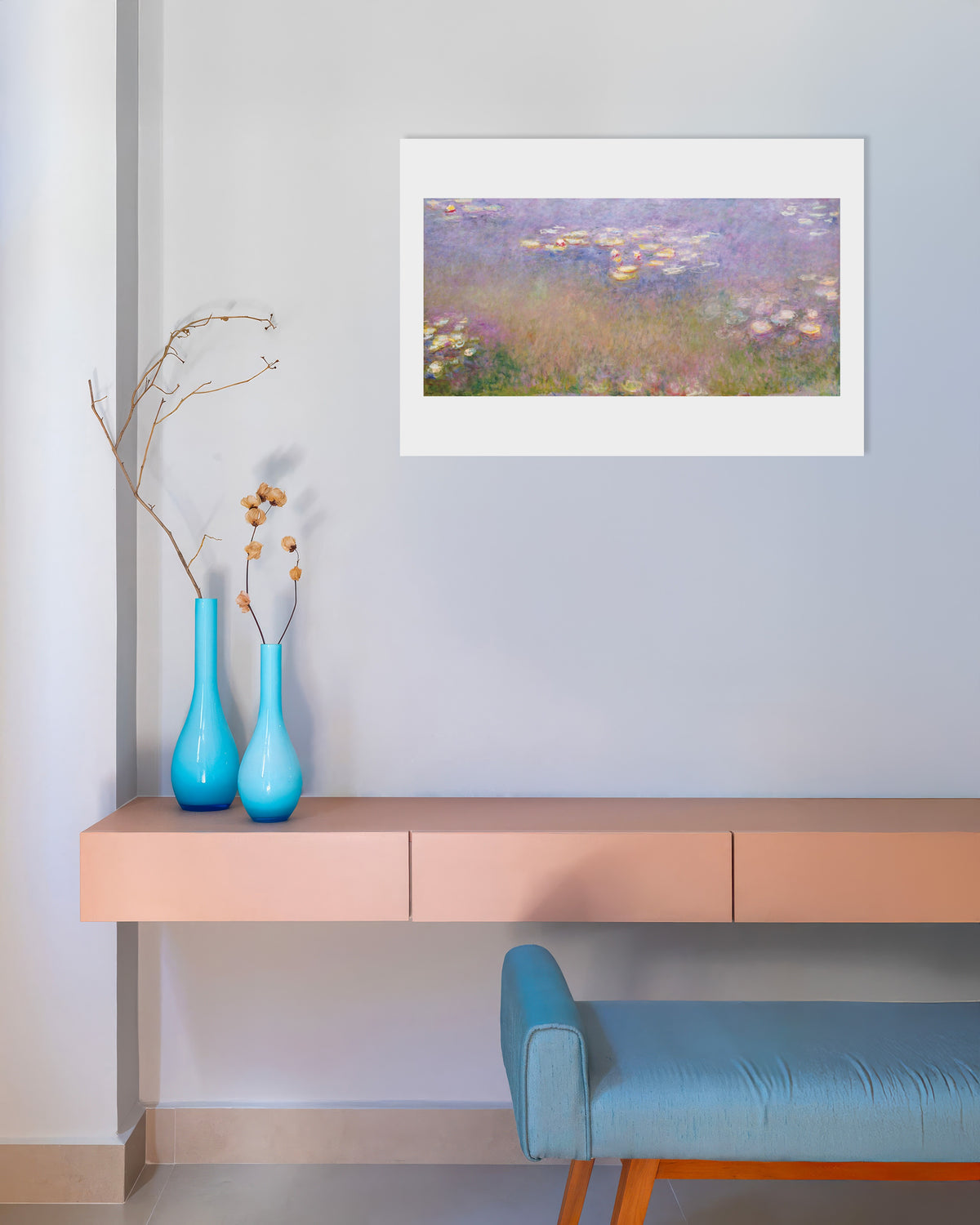 Plakat Vannliljer (ca. 1915–1926) av Claude Monet