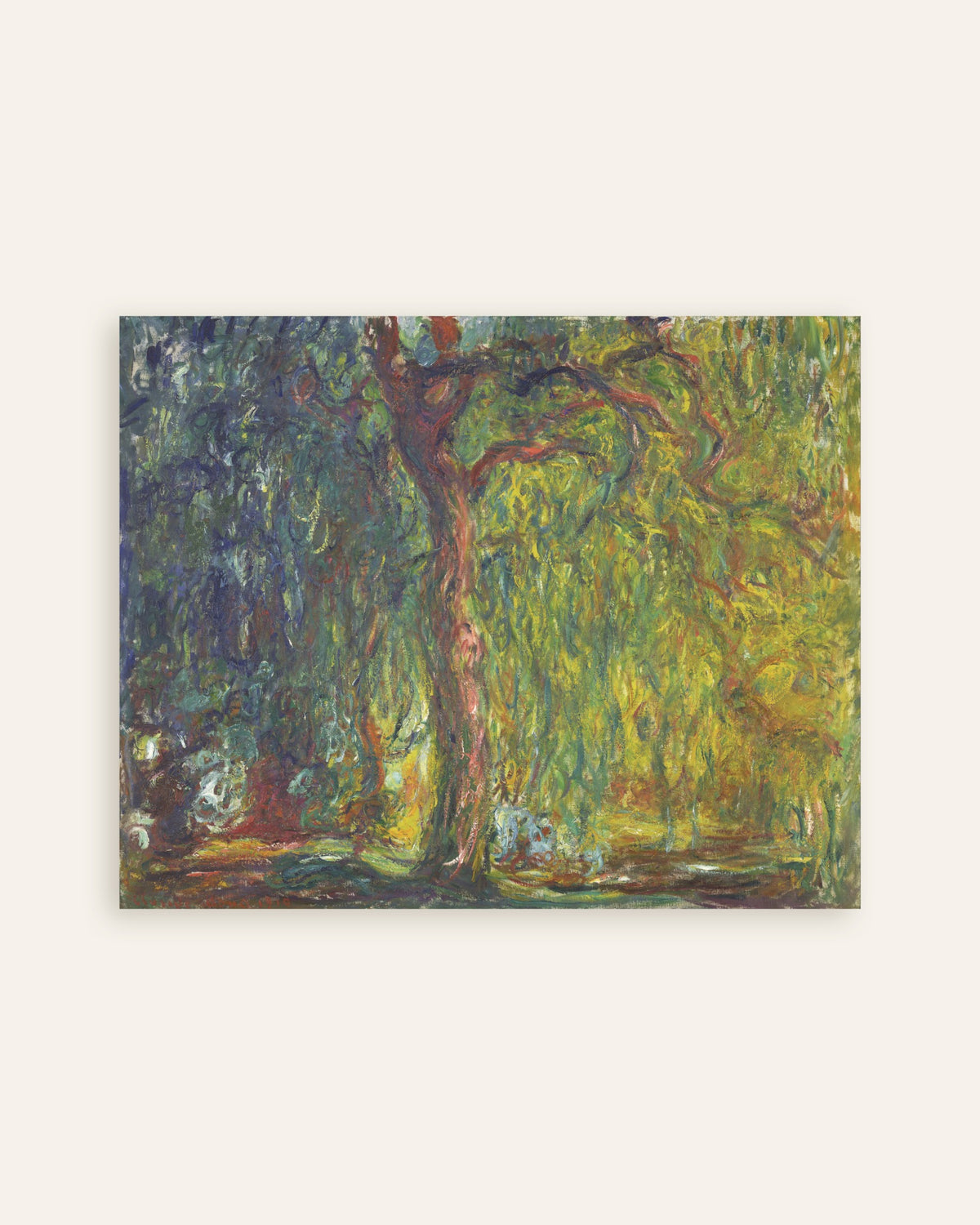 Plakat Tårepil (1918–1919) av Claude Monet, miniatyr
