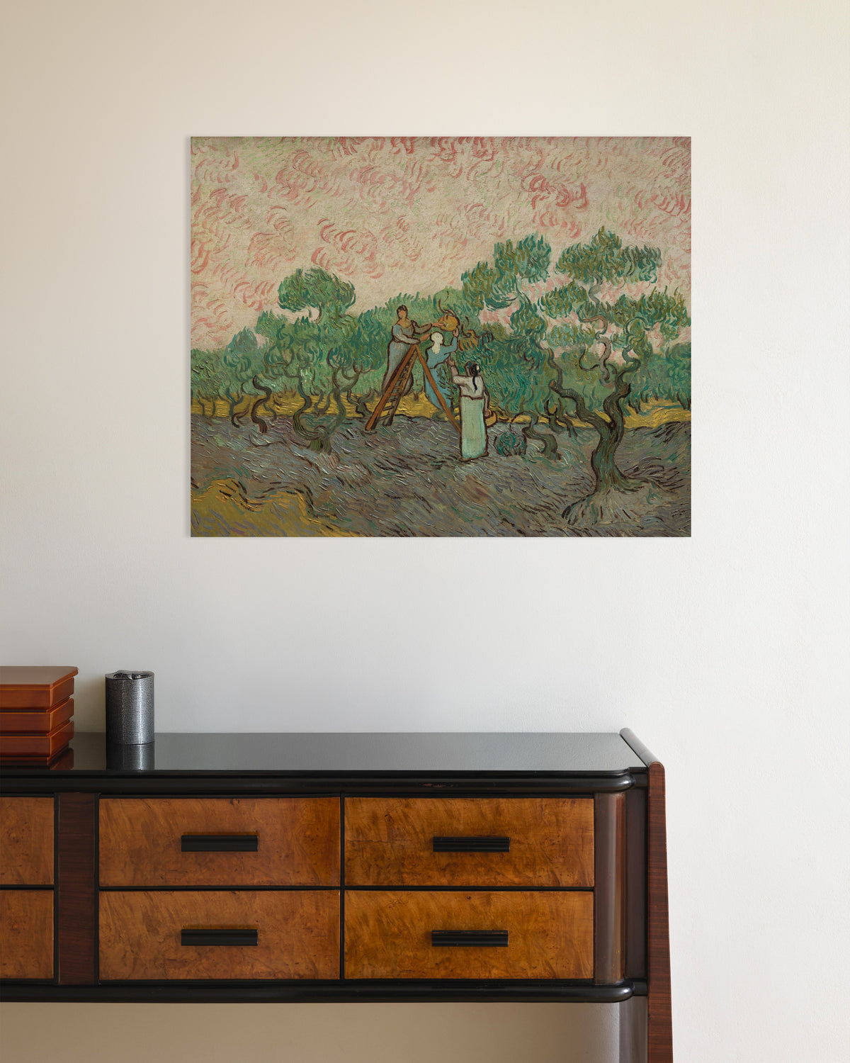 Poster av Kvinner som plukker oliven (1889) av Vincent van Gogh